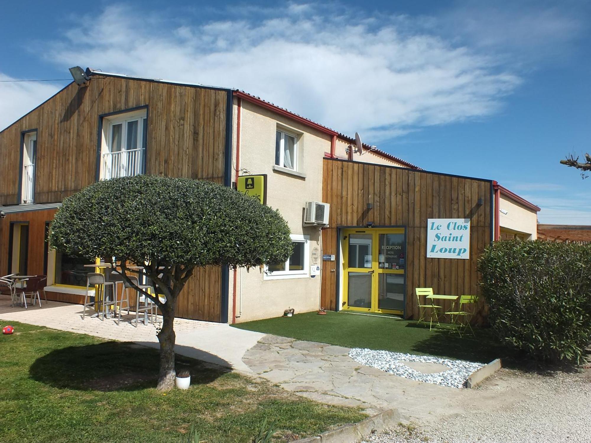Logis Hotel Restaurant Le Clos Saint Loup Bram 外观 照片